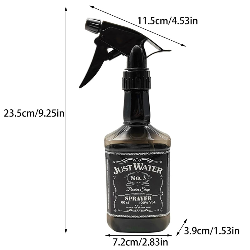 Retro Barber Hairdressing Spray Bottle 150/350ml Refillable Hairdressing Spray Bottle QXL