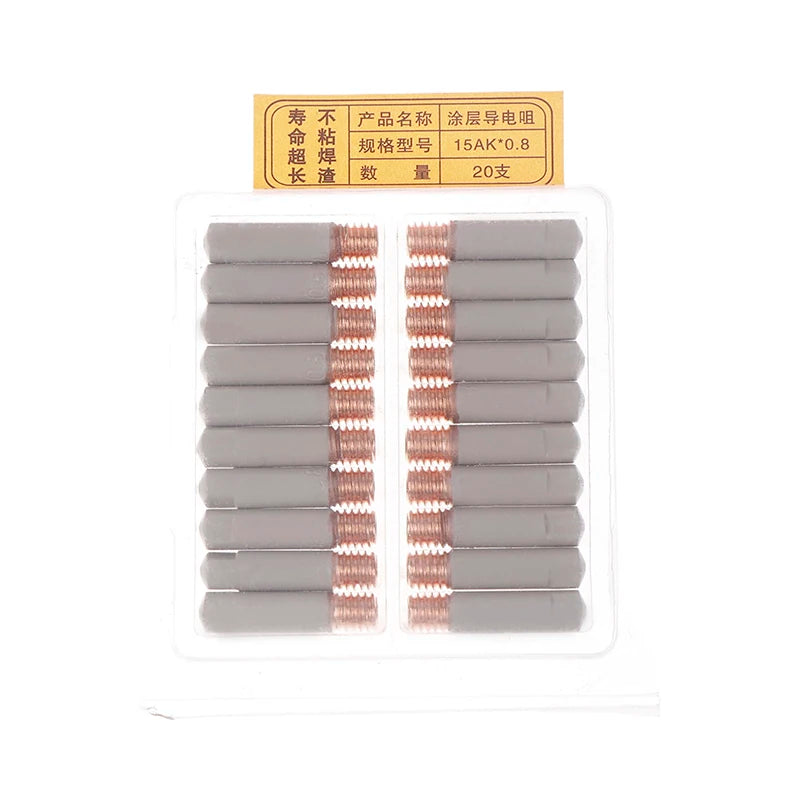 2-Pack 15AK MIG Welding Contact Tips | Coated Copper M6 25mm Welding Contact Tips QXL