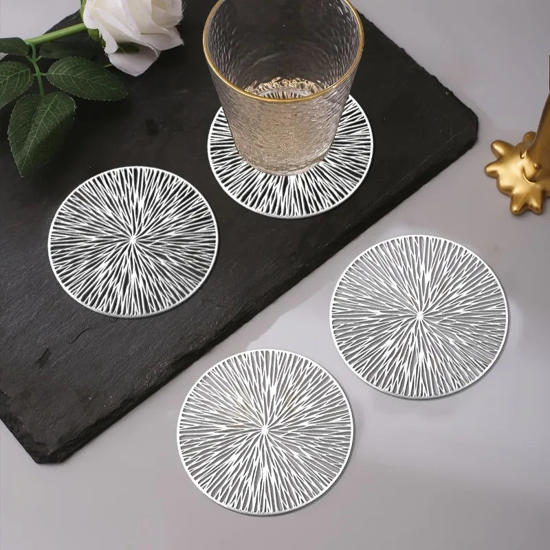 Heat Resistant Explosion Pattern Coasters | Table Mats Decorative Coasters QXL