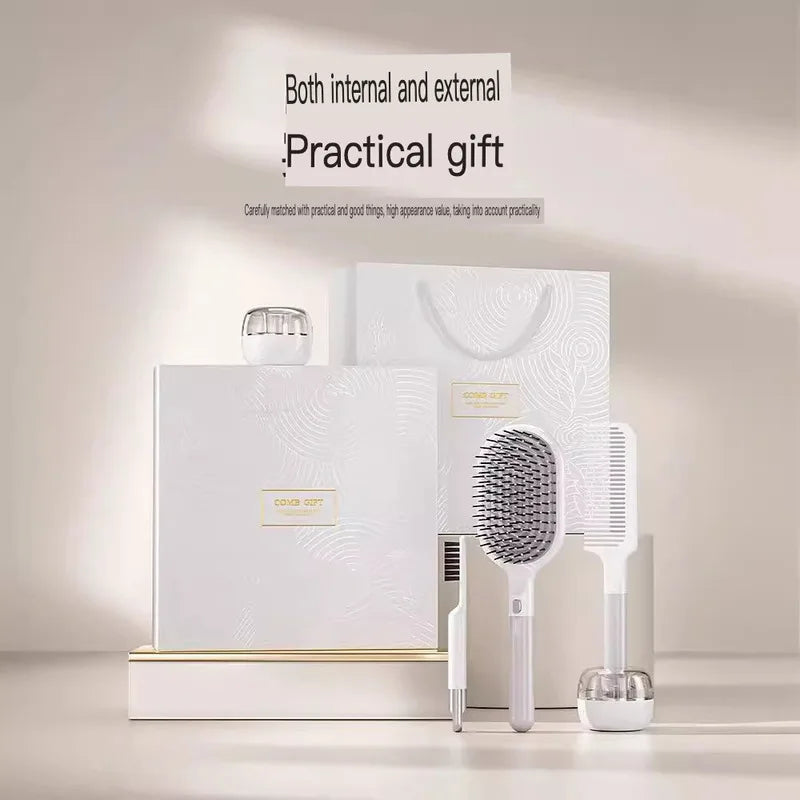 Air Cushion Comb Gift Set | Detangling & Scalp Massage Hair Comb Gift Set QXL
