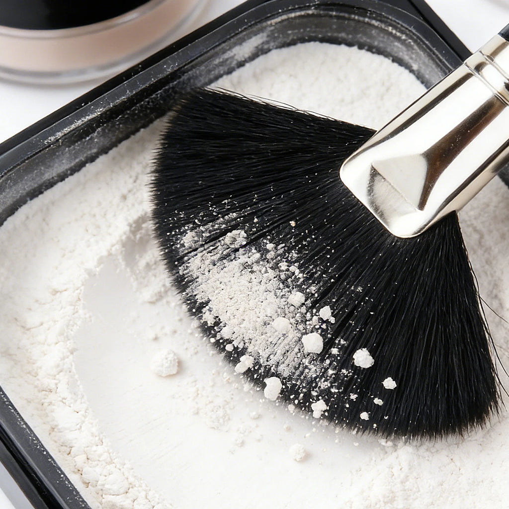 KOSSHOW Fluffy Fan Brush – Blush, Contour & Bronzer Makeup Fan Brush QXL