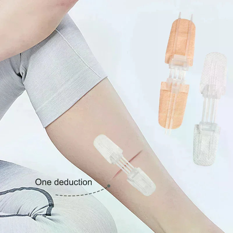 Zipper Wound Closure Patch | Suture-Free Emergency Bandage Wound Closure Patch QXL