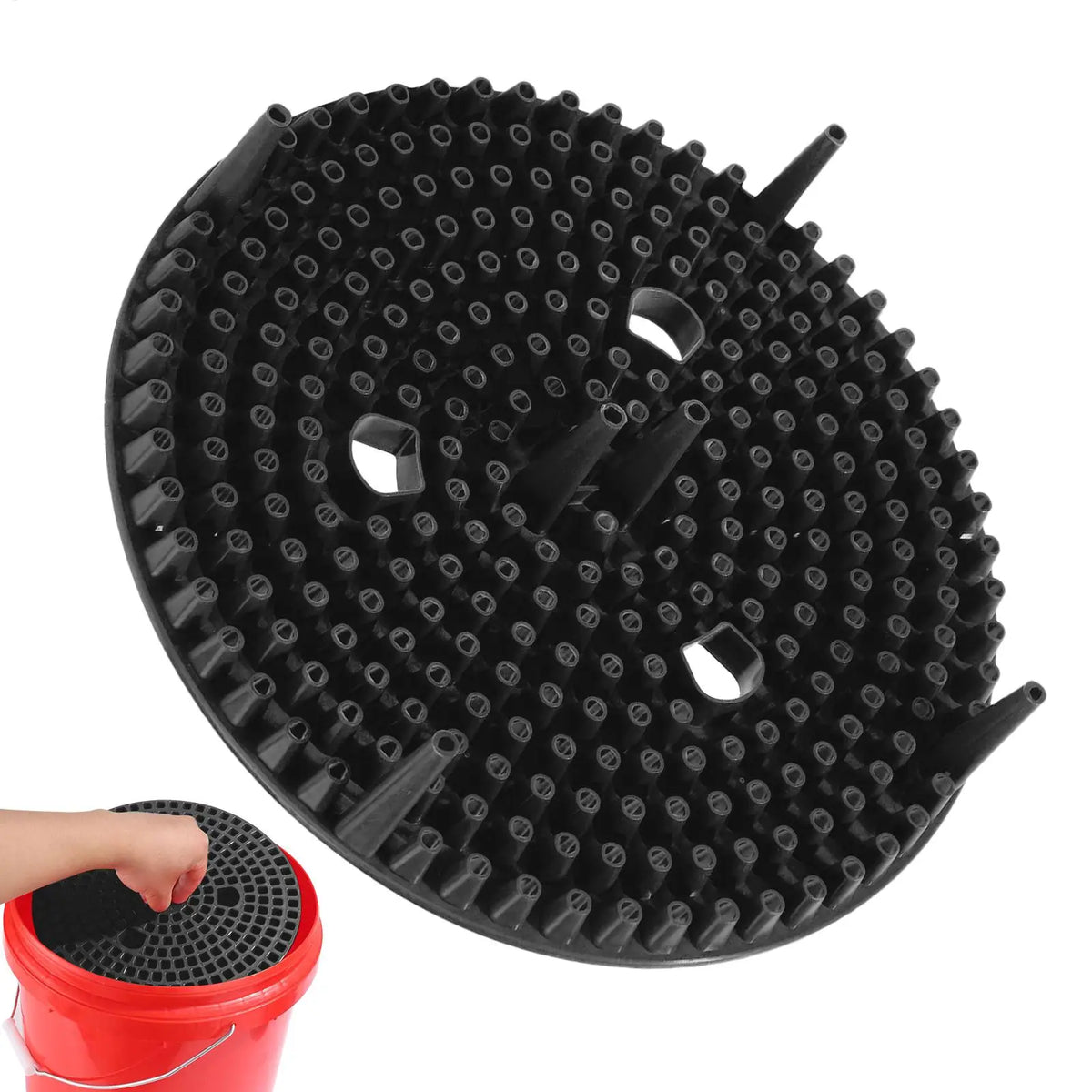 Car Wash Bucket Dirt Trap & Grit Guard Insert | ABS Car Wash Accessory QXL