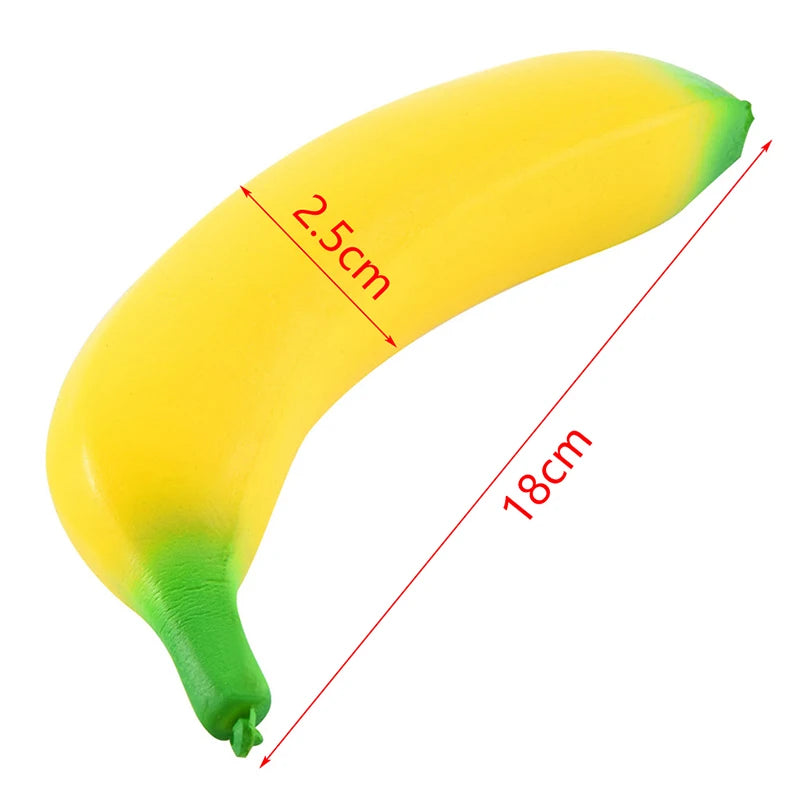 Jumbo Banana Squishy Slow-Rising Squeeze Fidget Toy Squishy Fidget Toy QXL
