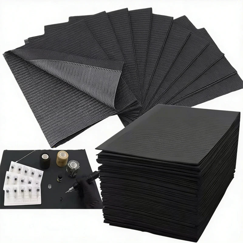 25-Pack Disposable Waterproof Tattoo Table Cover Mats Tattoo Table Mat QXL