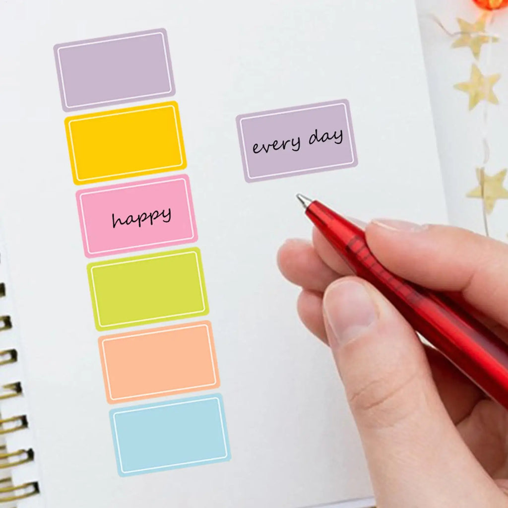 500-Pc Waterproof Color Coding Labels | Removable Sticker Roll Color Coding Labels QXL