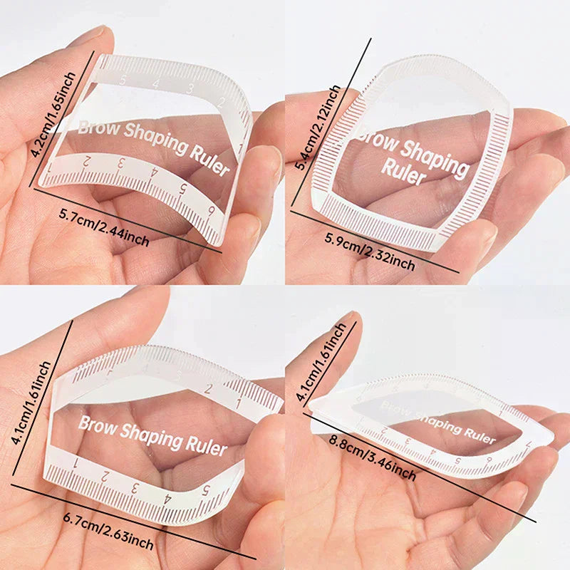 Brow Mapping Ruler | Eyebrow Shaping Stencil & Microblading Tool Eyebrow Shaping Tool QXL