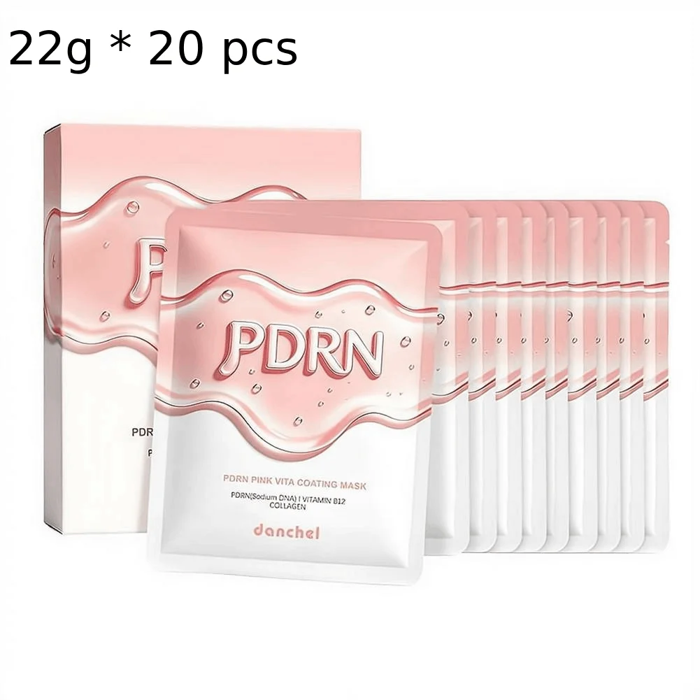 PDRN Collagen Sheet Mask 10-Pack | Hydrating & Firming Sheet Face Mask QXL B