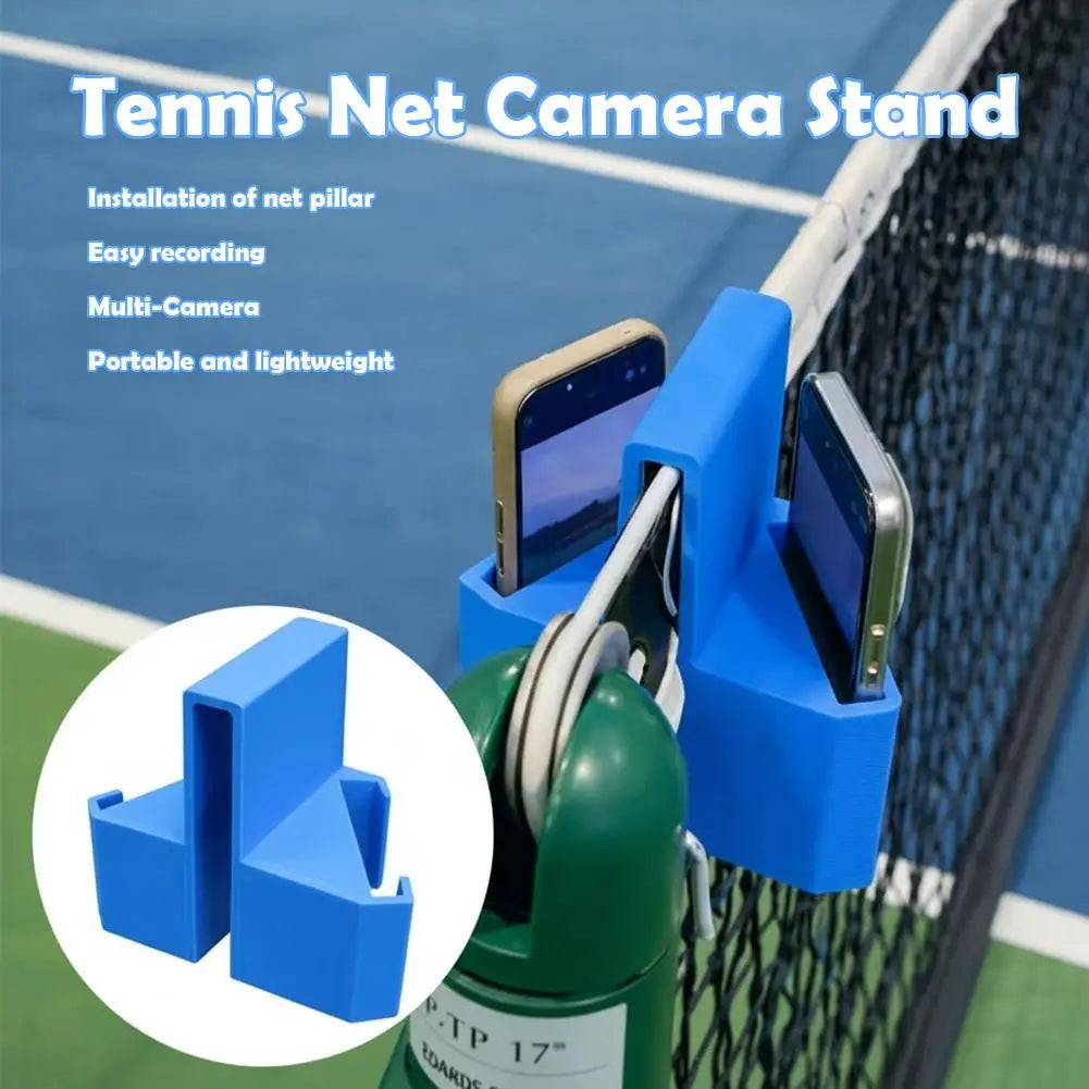 Tennis Net Camera Mount | Phone & GoPro Fence Recording Stand Tennis Camera Mount QXL