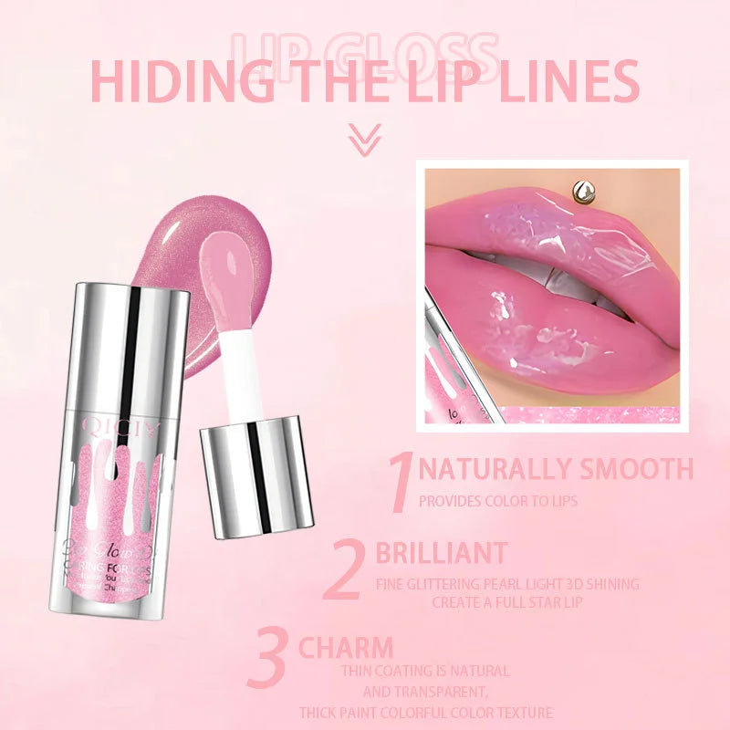 VERONNI Pearlescent Color-Changing Mirror Lip Gloss Glaze Mirror Lip Gloss QXL