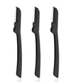 Folding Eyebrow Trimmer Stainless Steel Blade – 1/3/5 Pack Eyebrow Trimmer QXL Black 3pcs