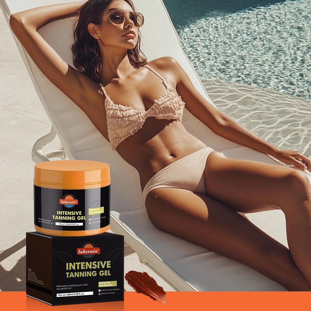 Intensive Tanning Gel | Coconut Oil Tan Accelerator 100ml Tanning Gel QXL