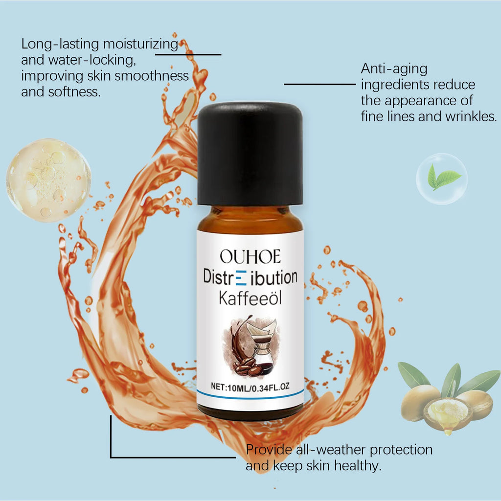OUHOE Coffee Essential Oil – Nourishing Body & Face Oil Essential Body Oil QXL