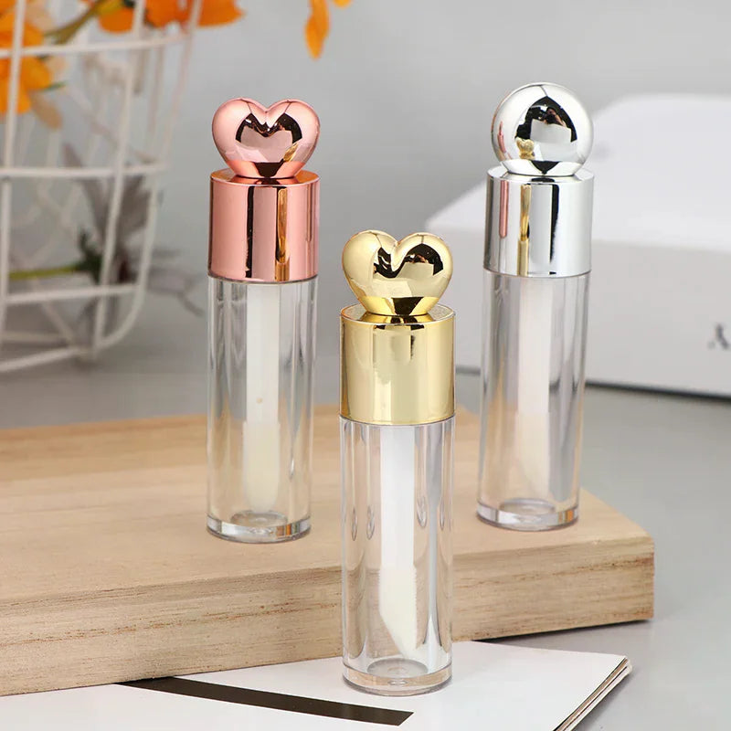 5ml Empty Electroplated Lip Gloss Tube | DIY Brush Container Lip Gloss Container QXL