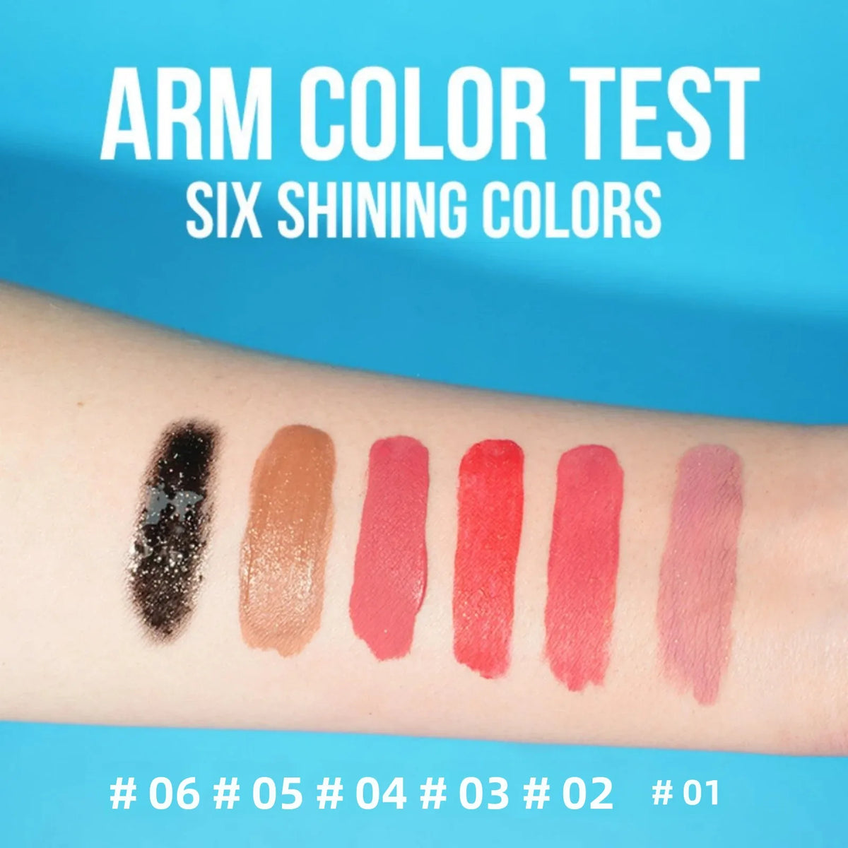 MLSMILE Pearl Lip Glaze – Matte Velvet, Waterproof & Moisturizing Liquid Lip Gloss QXL