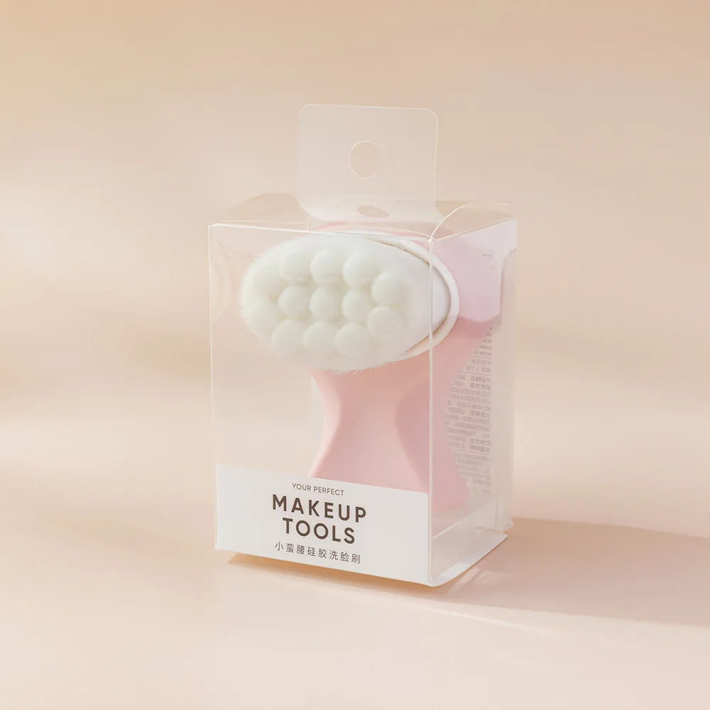 Double-Sided Silicone Facial Cleansing Brush – Soft & Portable Facial Cleansing Brush QXL 02