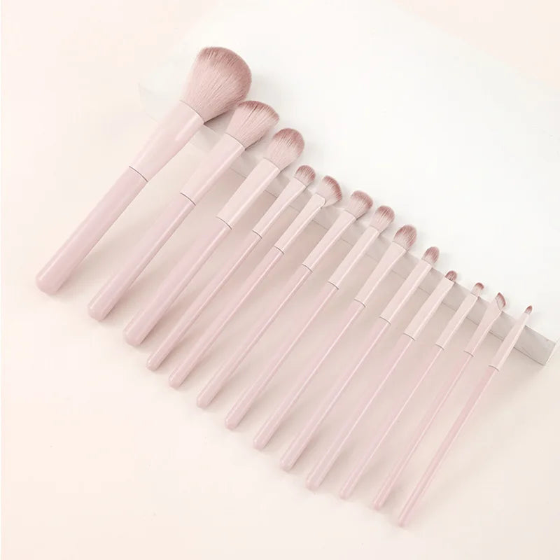 Beginner Makeup Brush Set – Blush, Contour & Eye Shadow Kit Makeup Brush Set QXL 13 Pcs