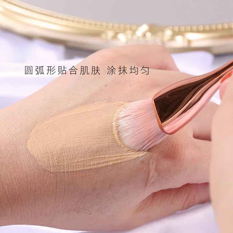 Soft Flat Face Mask Brush | Wool Fiber Mud Mask Applicator Face Mask Brush QXL