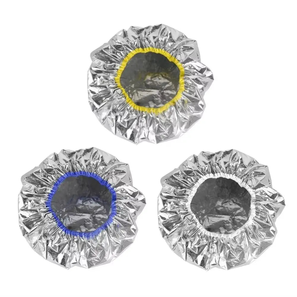 Aluminum Foil Self-Heating Hair Cap | Reusable Dye Steamer Hair Dye Cap QXL