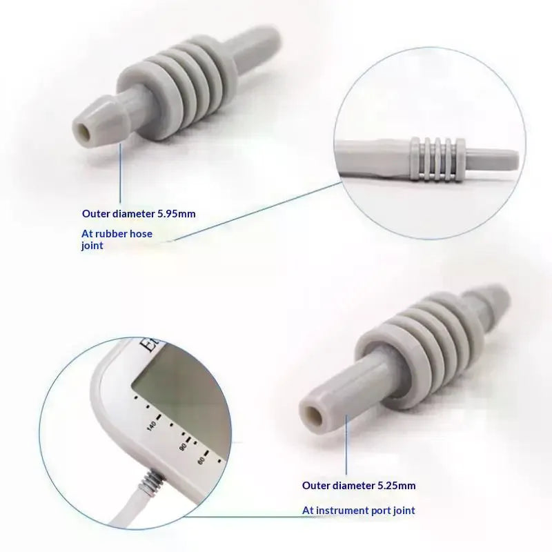 Blood Pressure Cuff Tube Connector | Single Tube Replacement Part BP Monitor Accessory QXL