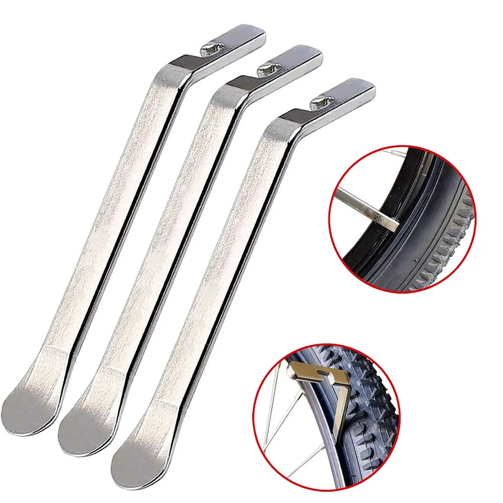 Stainless Steel Bike Tyre Levers | 3 & 5 Piece Repair Set Bike Tyre Levers QXL