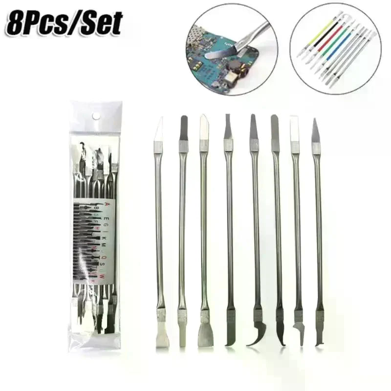 8-Piece CPU IC Glue Remover Kit | BGA Phone Repair Tools Phone Repair Tool Kit QXL