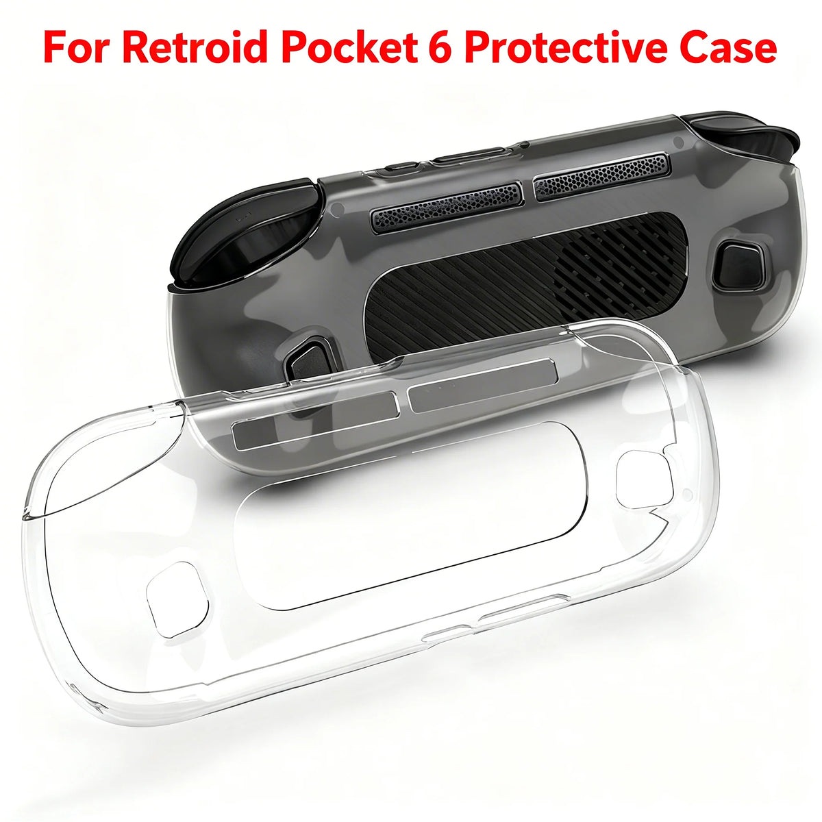 Retroid Pocket 6 TPU Protective Case | Anti-Scratch Cover Game Console Case QXL