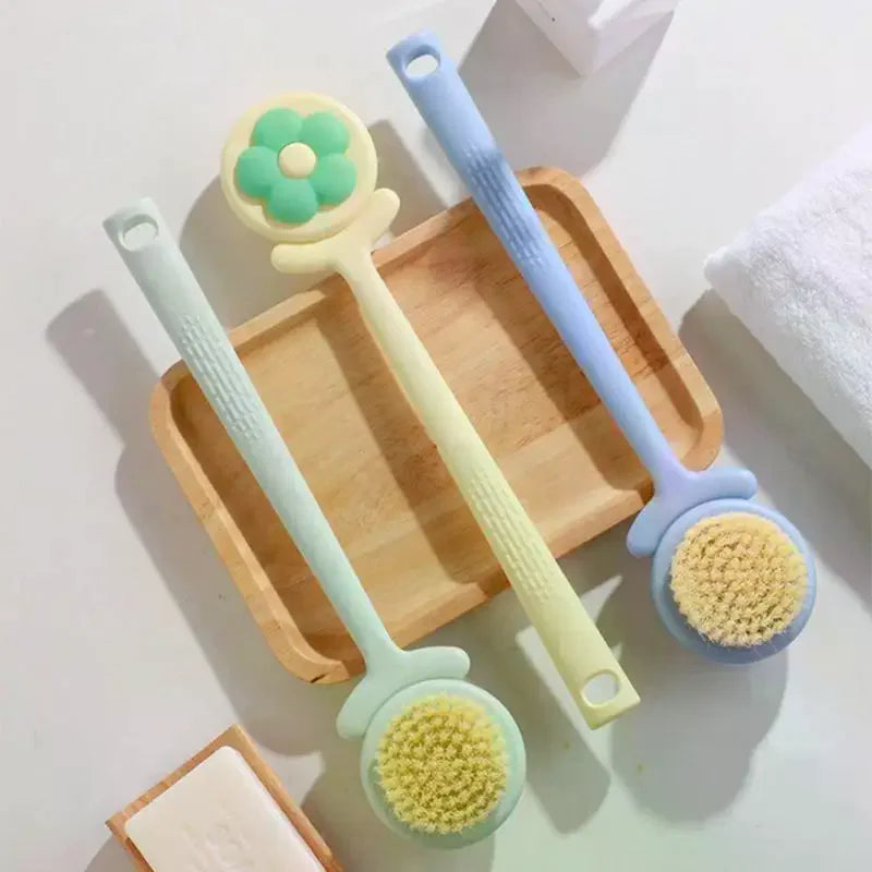 Long Handle Soft Body Brush – Back Scrubber & Exfoliator Bath Body Brush QXL