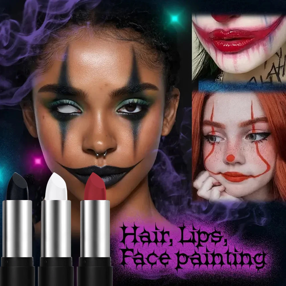 VERONNI 6-Color Face & Body Paint Stick | Halloween Cosplay Face & Body Paint QXL