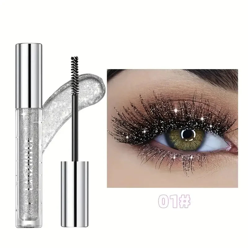 VERONNI Waterproof Glitter Mascara – Volume, Curl & Length Waterproof Mascara QXL 01