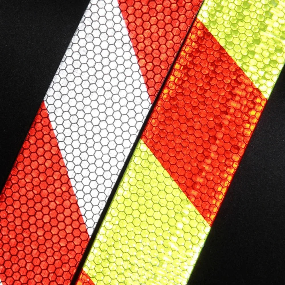 Reflective Safety Warning Tape | Self-Adhesive PVC Car Tape Reflective Safety Tape QXL