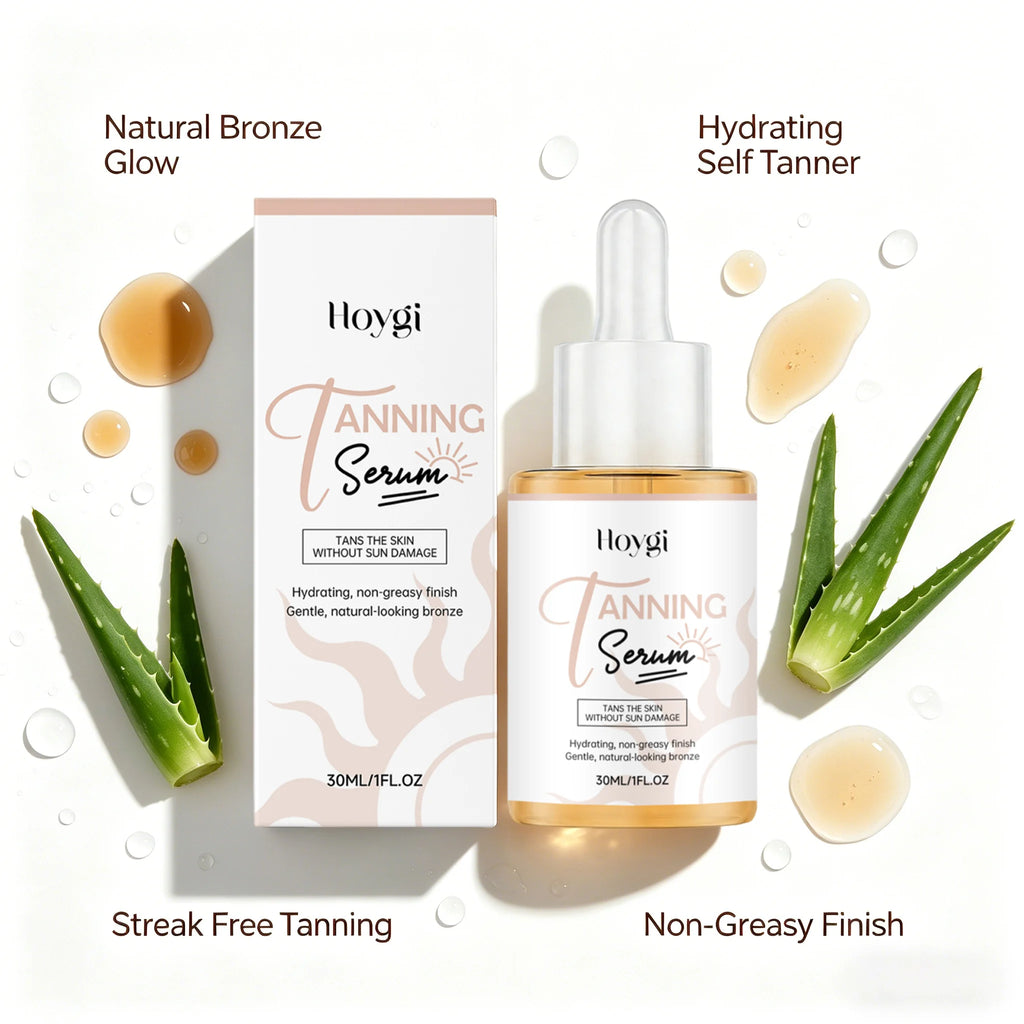 Hoygi Self Tanning Serum – Streak-Free Sunless Bronzer 30ml Self Tanning Serum QXL