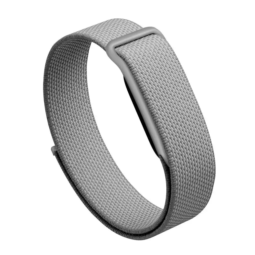 Nylon Loop Watch Band for Google Fitbit Air | Soft & Breathable Watch Band QXL Dark Gray
