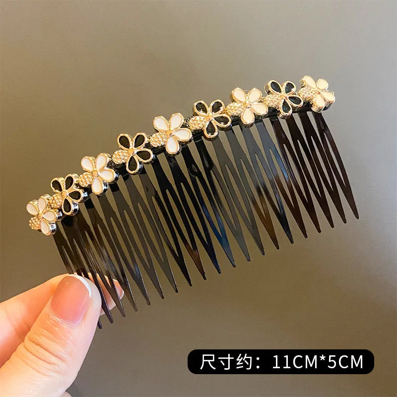 Pearl Hair Comb Clip | Bangs Finishing & Styling Hairpin Pearl Hair Comb QXL NO.3