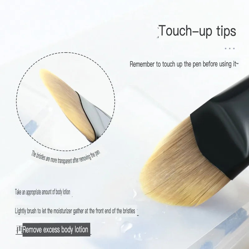 Tongue-Shaped Foundation Brush – Ultra-Thin, No Brush Marks Foundation Brush QXL