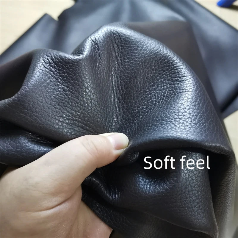 Dark Brown First Layer Cowhide Leather 0.9–1mm | DIY Craft Leather Craft Fabric QXL