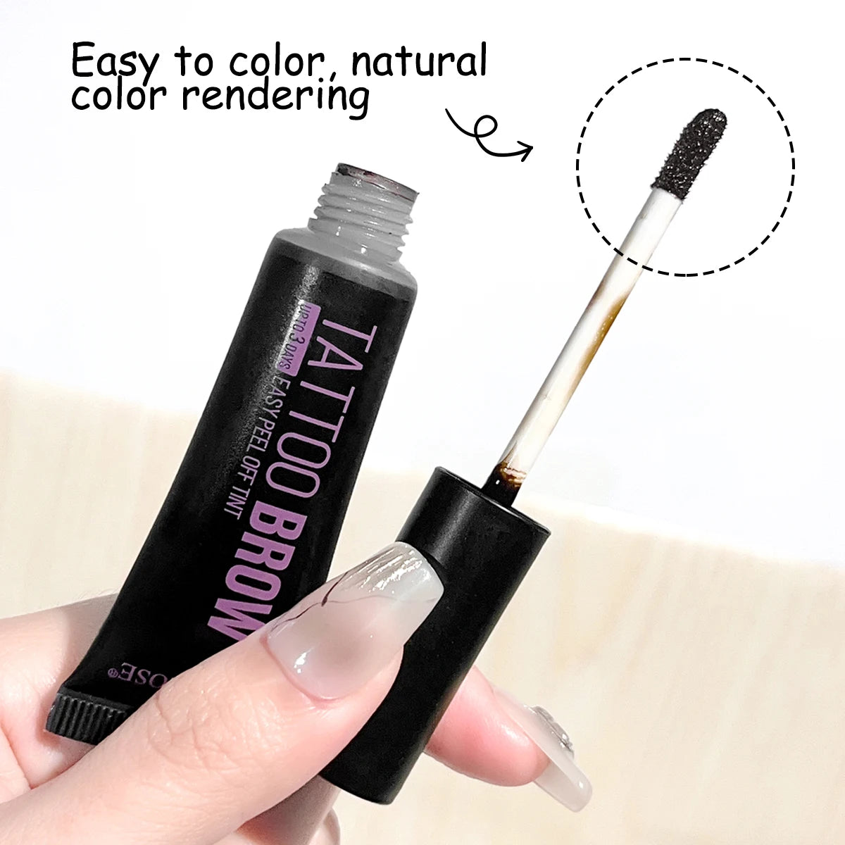 Peel-Off Brow Gel | Waterproof & Sweat-Resistant | 15ml Eyebrow Gel QXL