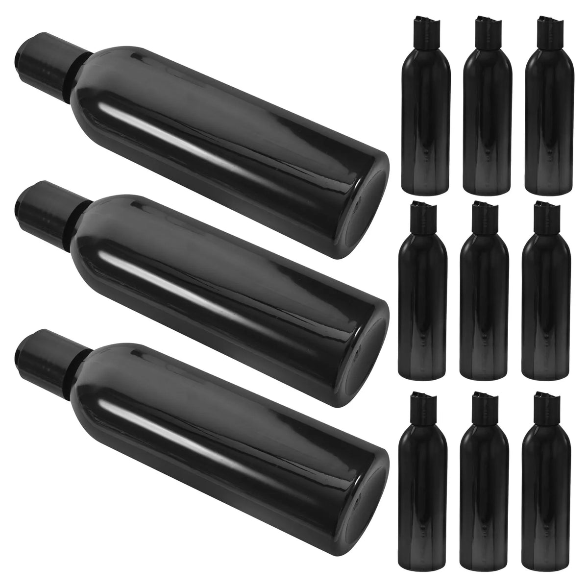 12-Pack Leakproof Travel Bottles | Press Cap Dispensers Travel Bottle Set QXL