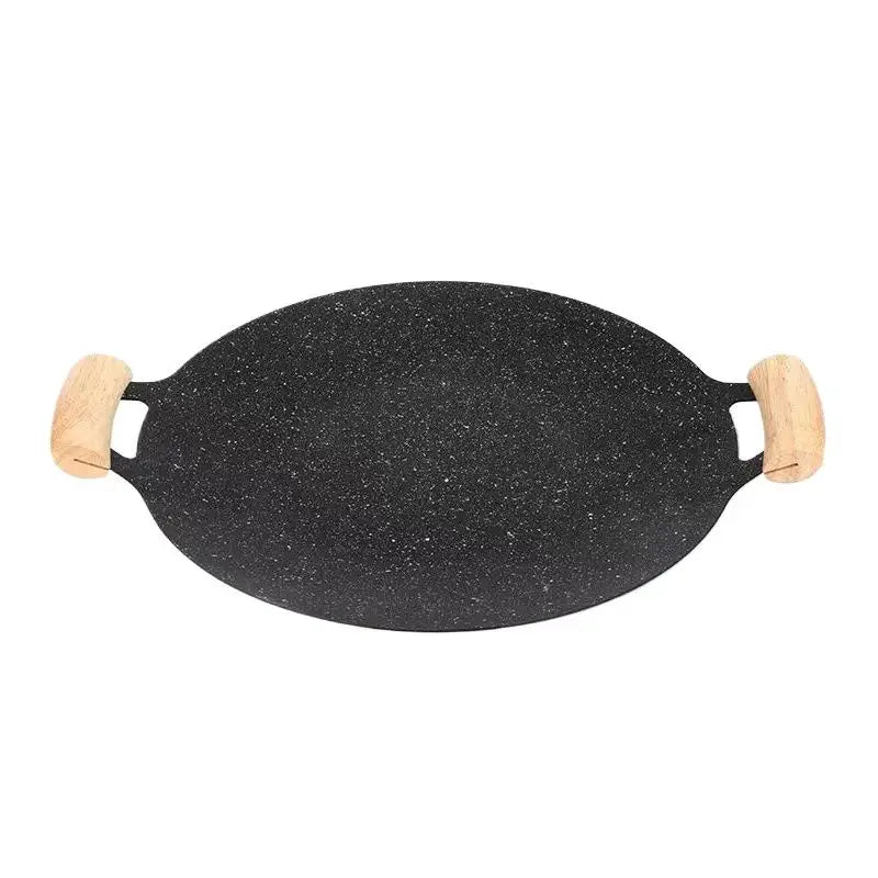 Korean Maifan Stone BBQ Grill Pan | Non-Stick 28–38cm BBQ Grill Pan QXL