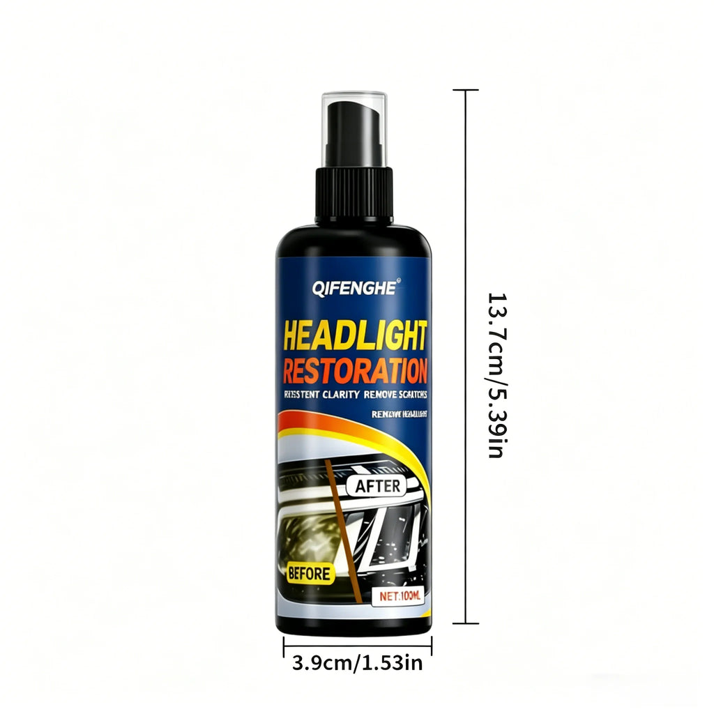 Car Headlight Polish Spray | Restore Clarity & Remove Scratches Headlight Polish Spray QXL