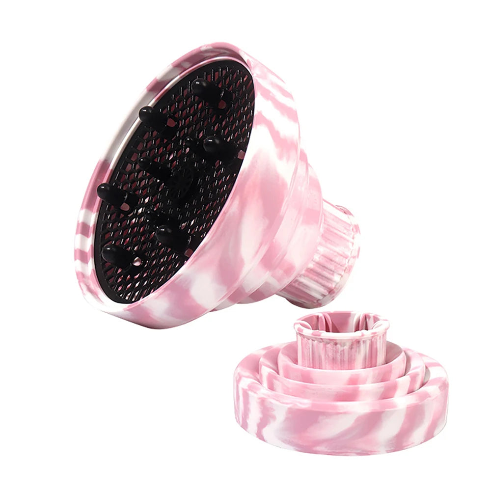 Silicone Hair Dryer Hood Diffuser | Universal Fit Attachment Hair Dryer Diffuser QXL