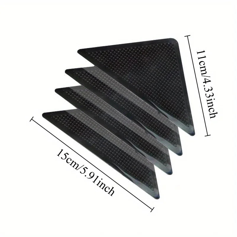 Silicone Rug Grippers | Anti-Slip Carpet Tape & Corner Holders Rug Gripper Tape QXL