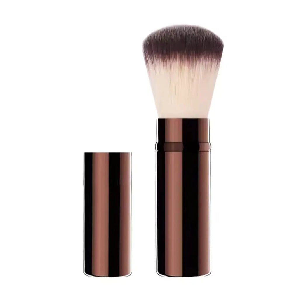 Retractable Kabuki Brush No.23 | Soft Fiber Foundation Brush Kabuki Makeup Brush QXL Brown