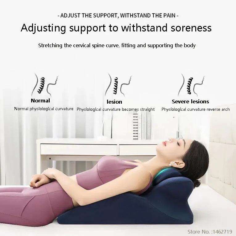 Memory Foam Prone Sleeping Pillow | Multifunctional Cushion Sleeping Pillow QXL