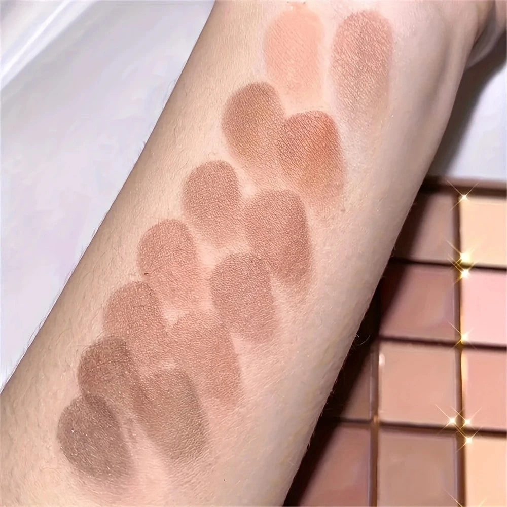 25-Color Eyeshadow Palette | Neutral Browns & Earth Tones Eyeshadow Palette QXL