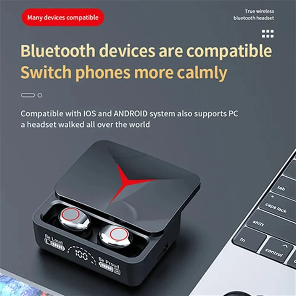 Maerknon M90 Pro TWS Earbuds Bluetooth 5.3 ANC HiFi Wireless Wireless Earbuds QXL