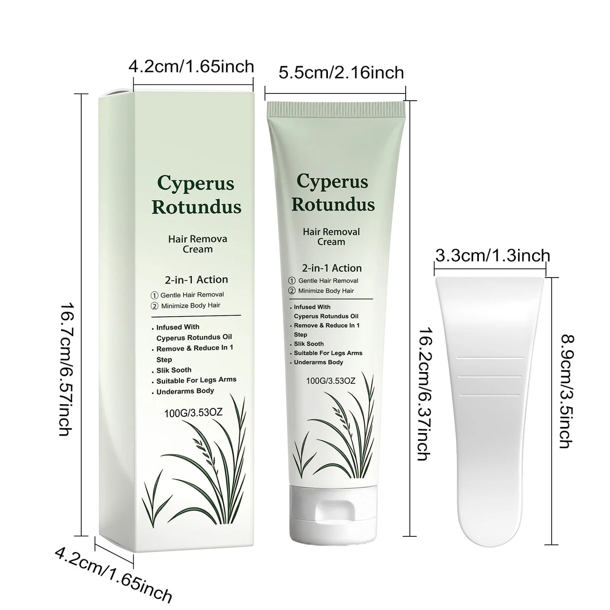 Moisturizing Hair Removal Cream | Hydrating Body Care Set Hair Removal Cream QXL