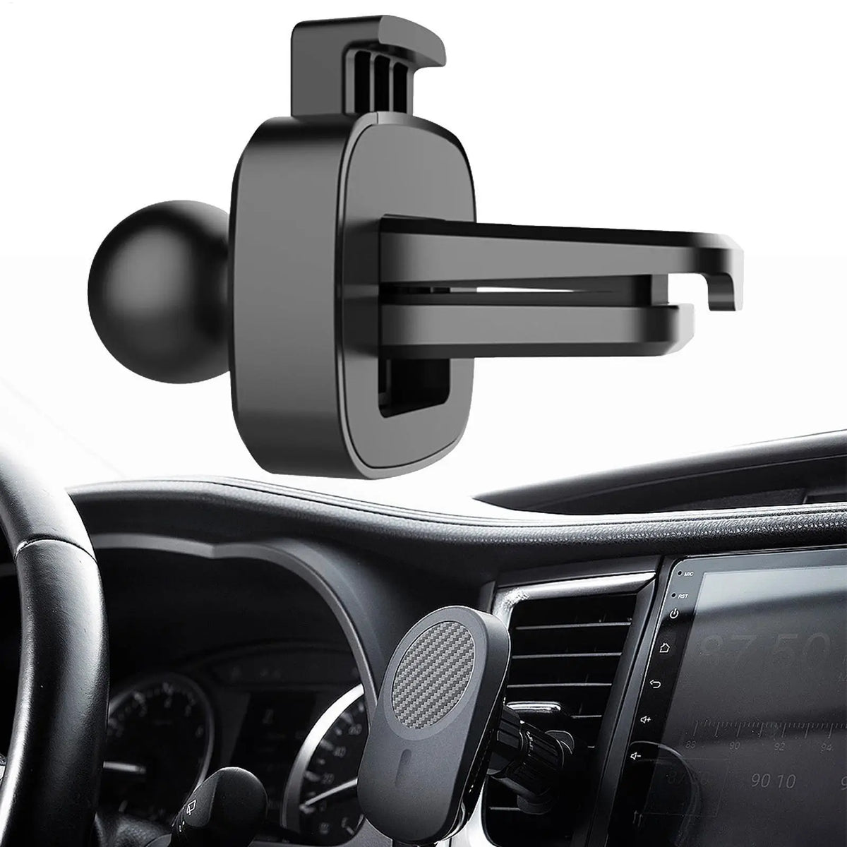17mm Ball Head Car Phone Holder | Air Vent Dashboard Mount Car Phone Mount QXL