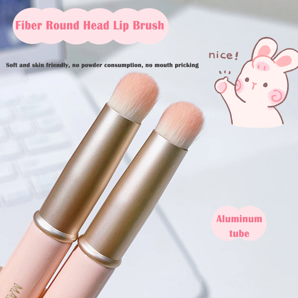 Mini Portable Lip & Concealer Brush with Cap | Multi-Use Lip Concealer Brush QXL