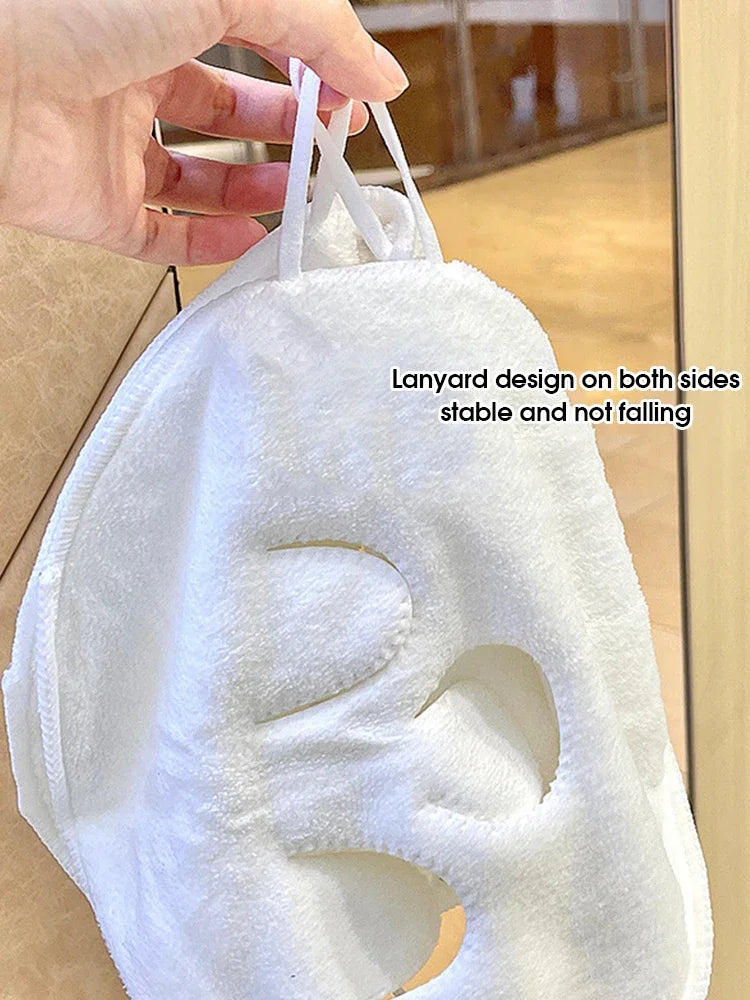 Hot & Cold Compress Face Towel | Steam Skin-Friendly Wrap Face Compress Towel QXL